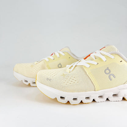 On Running Cloud X – Hay & Peach Women's Lightweight Running Shoes