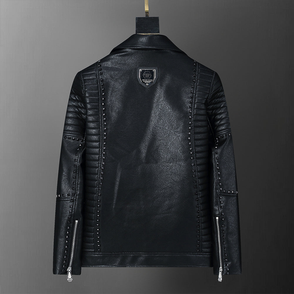 NEW-PP Leather Jacket