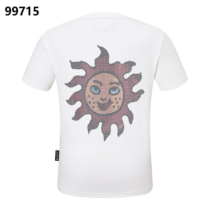 P**P Men's Night Out Logo Emblem T-Shirt | Black White