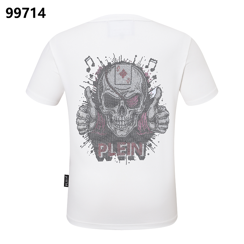 P**P Men's Travel Ready Logo Emblem T-Shirt | Black White
