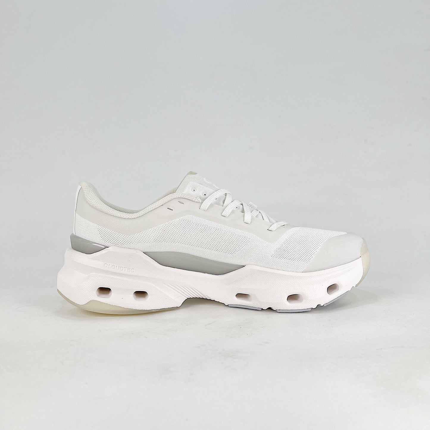 On Running Cloudmonster – All White Unisex Maximum Cushion Running Shoes