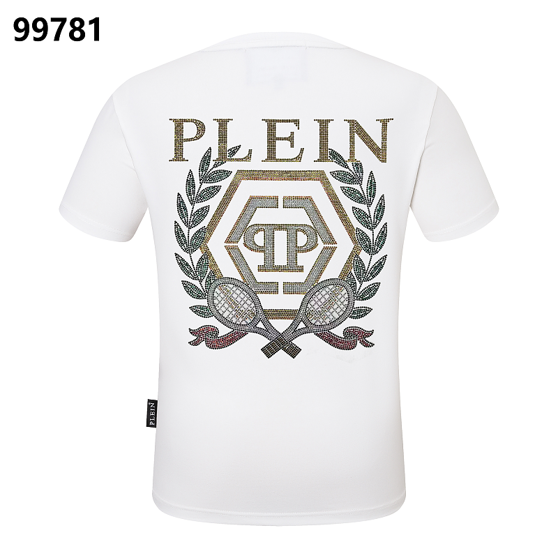 P**P Men's Holiday Gift Logo Emblem T-Shirt | Black White