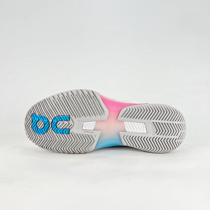 On The Roger Pro Fire – White & Hot Pink Unisex Breathable Anti-Slip Tennis Shoes