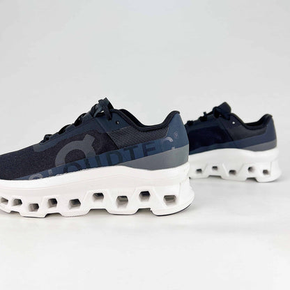 On Cloudmonster – Unisex Lightweight Breathable Supportive Maximum Cushioning Running Shoes | Black & White