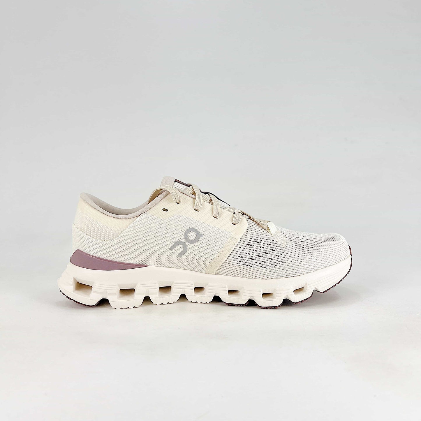 On Cloud X 4 – Ivory & Mauve Rose Women's Versatile Training & Lifestyle Shoes