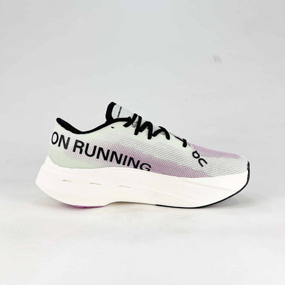 On Running Cloudboom Echo – White & Lavender Women's Lightweight Racing Shoes