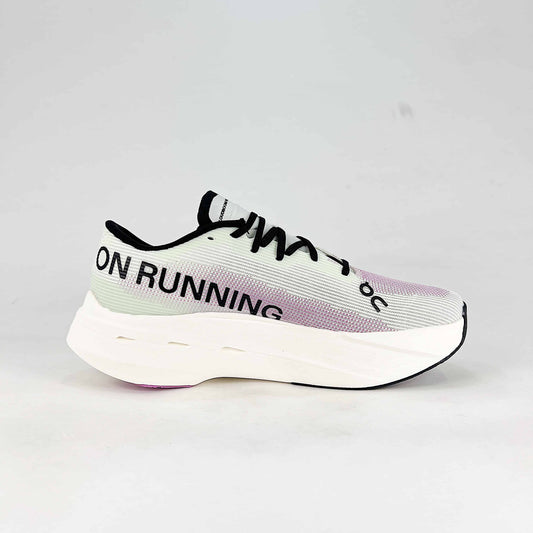 On Running Cloudboom Echo – White & Lavender Women's Lightweight Racing Shoes