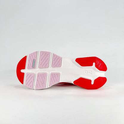 On Running Cloudmonster – Blossom & Red Women's Maximum Cushion Running Shoes