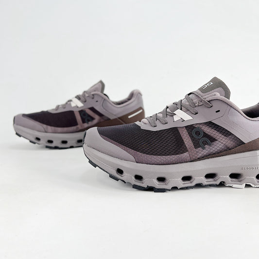 On Running Cloudnova – Grey, Black & Mocha Brown Unisex Lifestyle Running Shoes
