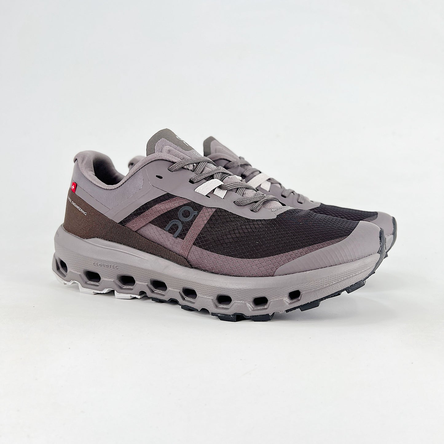 On Running Cloudnova – Grey, Black & Mocha Brown Unisex Lifestyle Running Shoes