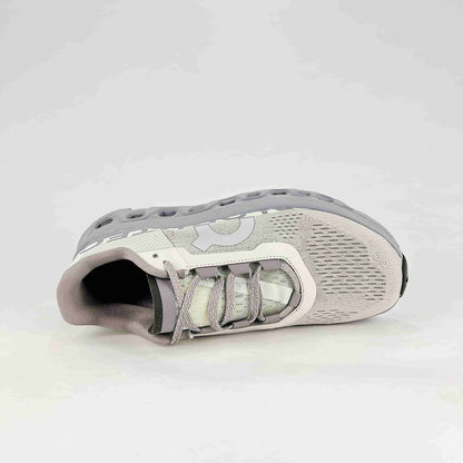 On Cloudmonster – Unisex Lightweight Breathable Supportive Maximum Cushioning Running Shoes | White & Lavender Gray