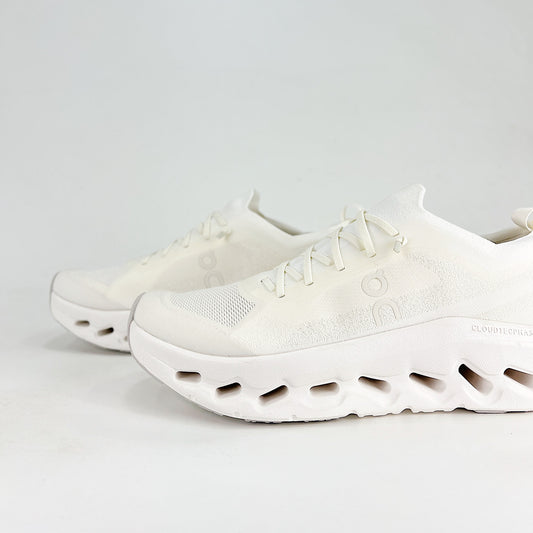 On Running Cloudeclipse – All White & Mint Unisex High-Performance Road Running Shoes