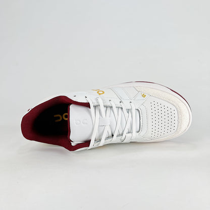 On The Roger Advantage – Triple White Unisex Premium Leather Retro Tennis Lifestyle Sneakers