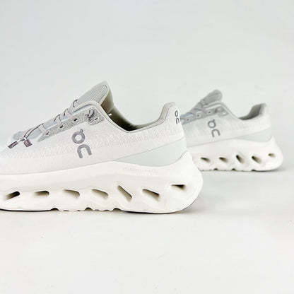On Running Cloudeclipse – Grey & White Unisex High-Performance Road Running Shoes