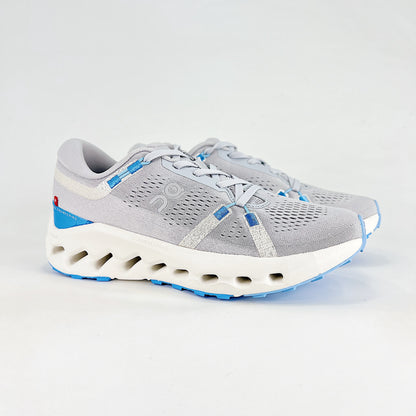 On Cloudsurfer 2 – Ice Grey & Azure Blue Unisex Soft Cushioned Breathable Running Shoes