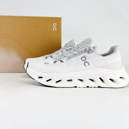 On Running Cloudeclipse – Grey & White Unisex High-Performance Road Running Shoes