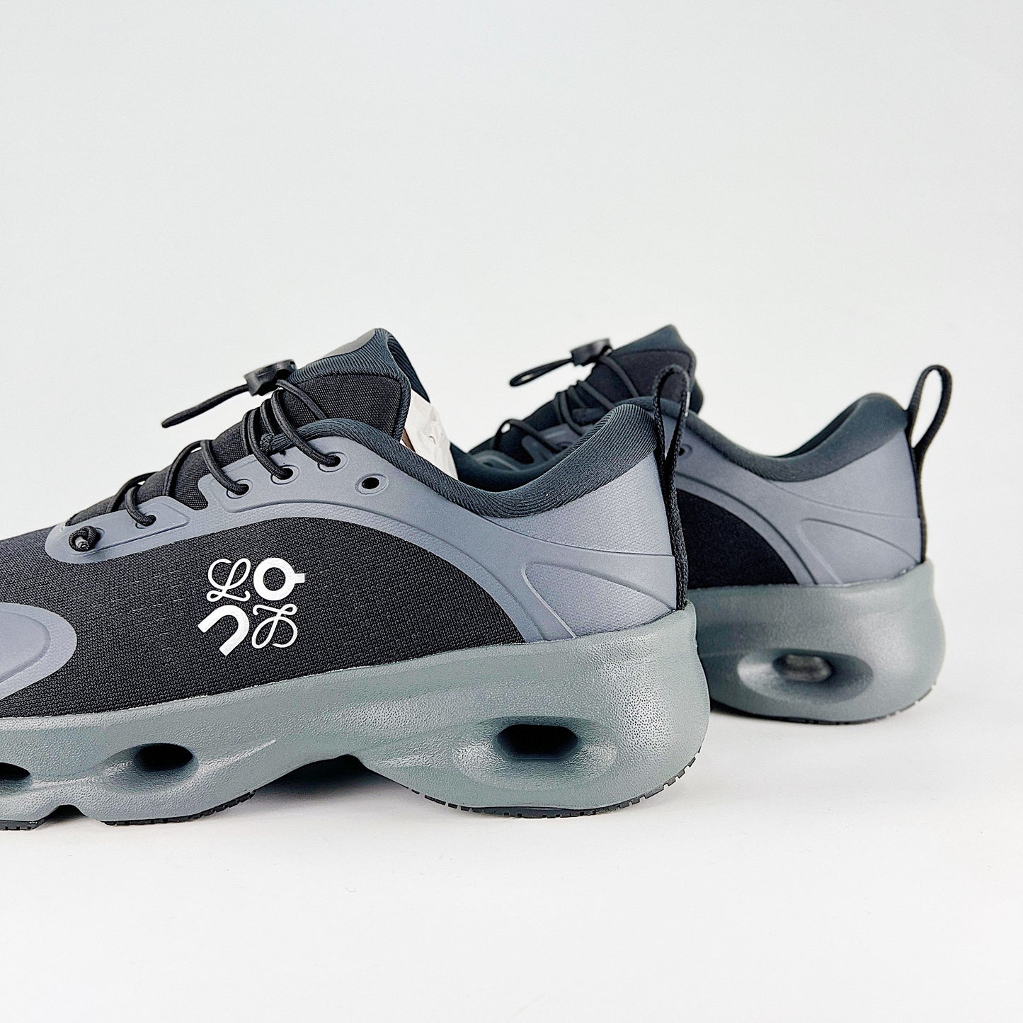 On x Loewe Cloudaway – Black & Steel Grey Unisex Premium Collaboration Lifestyle Sneakers