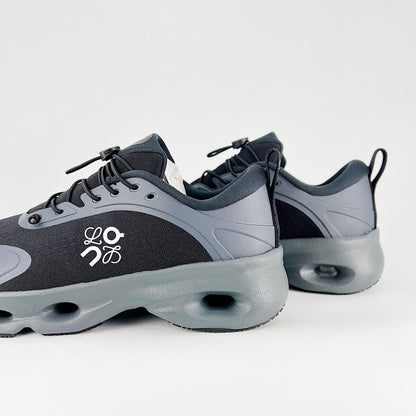 On x Loewe Cloudaway – Black & Steel Grey Unisex Premium Collaboration Lifestyle Sneakers