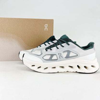 On Cloudtilt Remix – Glacier White & Forest Green Unisex Comfortable Supportive Running & Lifestyle Shoes