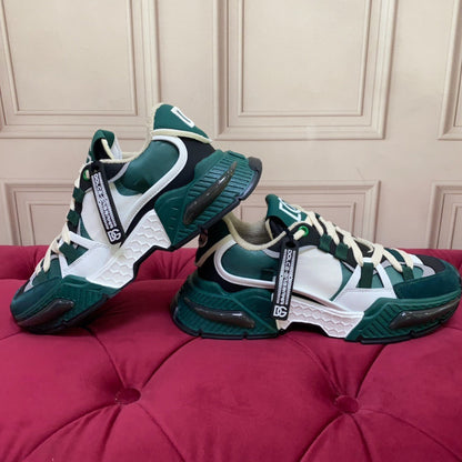 D*G 2026 Luxury Genuine Leather Casual Sneakers - Italian Designer Unisex Shoes
