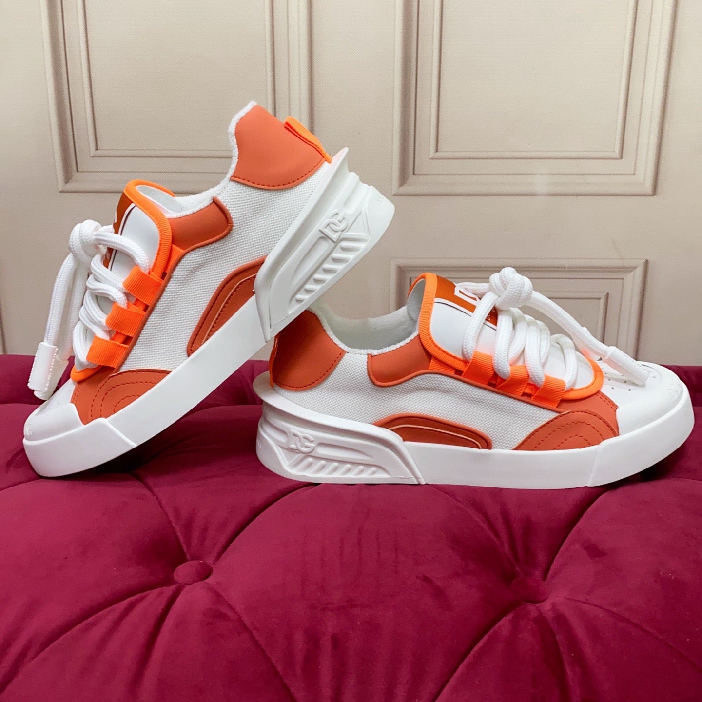 D*G 2026 Premium Leather Casual Sneakers - Designer Unisex Shoes in 5 Colors