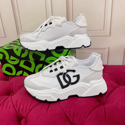 D*G 2026 Premium Leather Casual Sneakers - Designer Unisex Shoes in 5 Colors