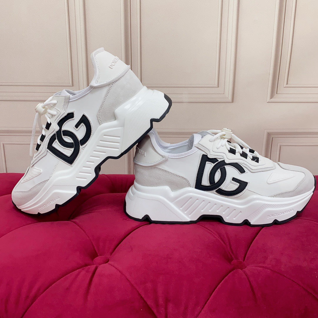 D*G 2026 Premium Leather Casual Sneakers - Designer Unisex Shoes in 5 Colors