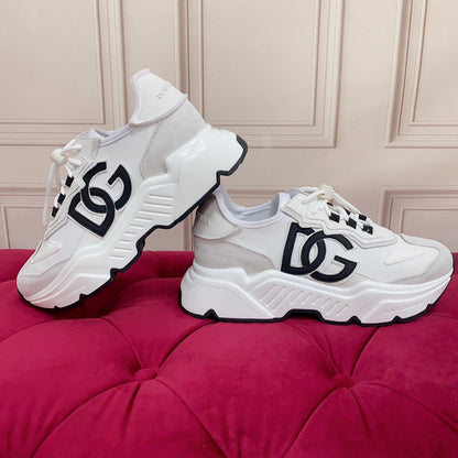 D*G 2026 Premium Leather Casual Sneakers - Designer Unisex Shoes in 5 Colors