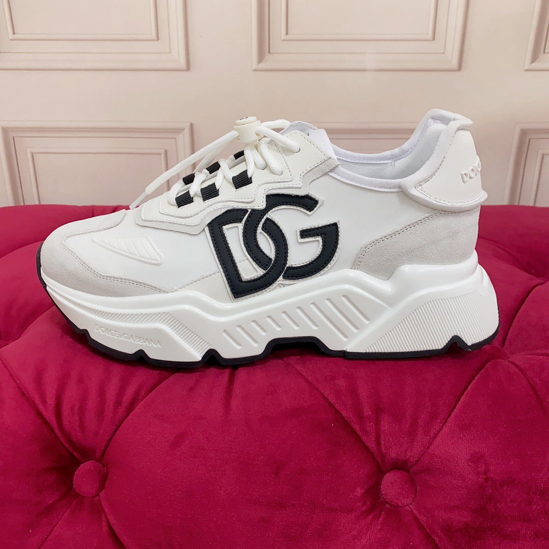 D*G 2026 Premium Leather Casual Sneakers - Designer Unisex Shoes in 5 Colors