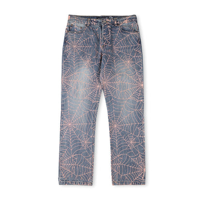 Sp5der AOP Vintage 501 Denim