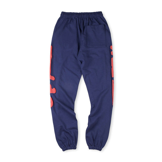 Sp5der Red Foam Printing Pant-Navy #8151