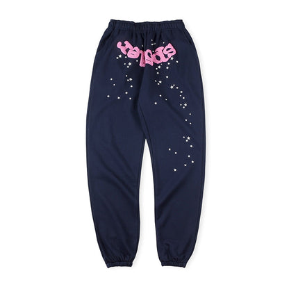 Sp5der Red Foam Printing Pant-Navy #8151