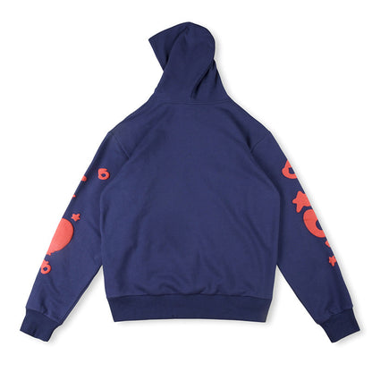 Sp5der Beluga Logo Printed Hoodie