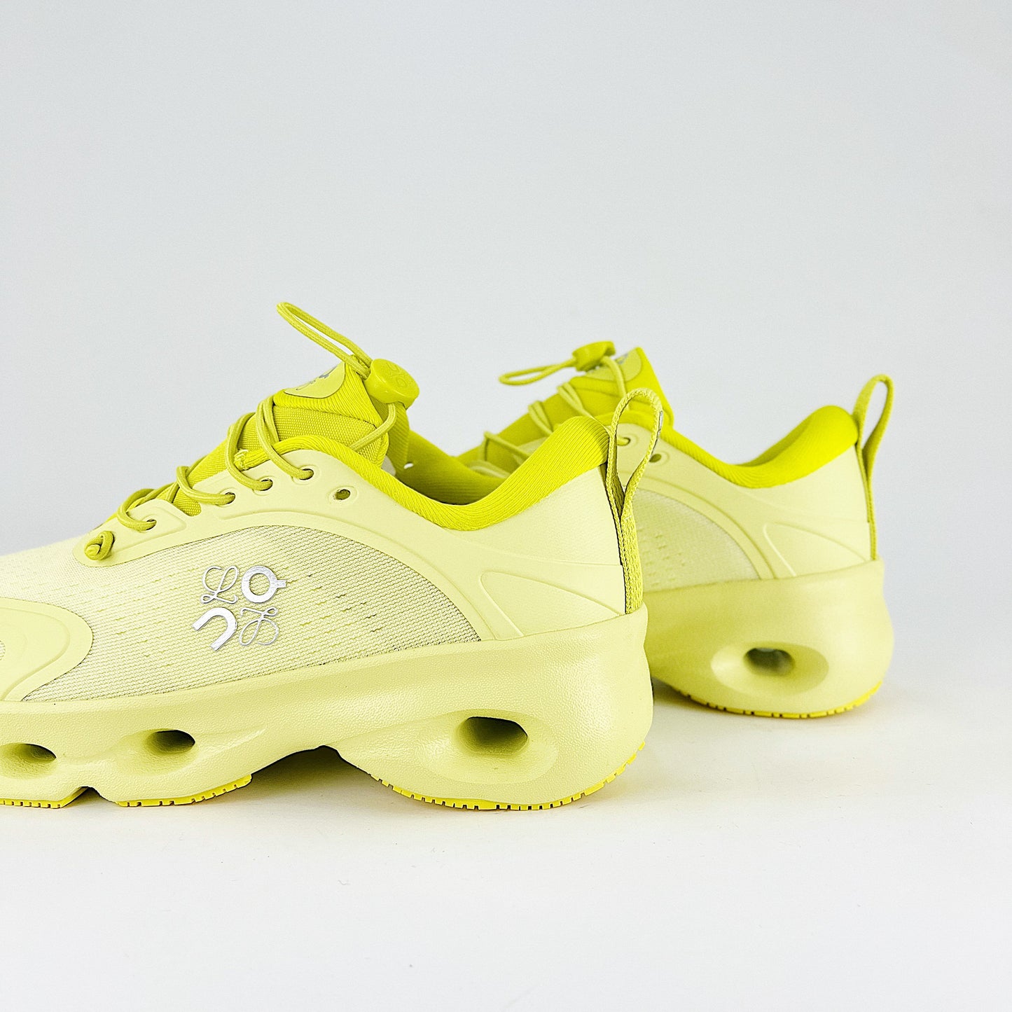 On x Loewe Cloudaway – Acid Yellow & Lime Unisex Premium Collaboration Lifestyle Sneakers