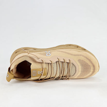 Loewe × On Cloudsurfer – Unisex Lightweight Breathable Luxury Collaborative Running Shoes | Sand & Desert Tan