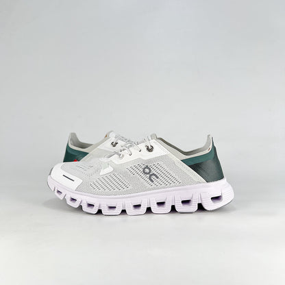 On Cloud 6 Coast – White & Sage Green Unisex Lightweight Breathable Running & Lifestyle Shoes