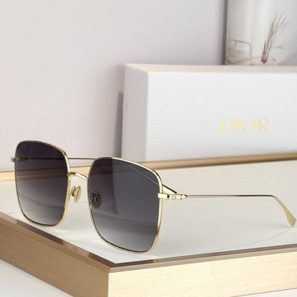 D**R Oversized Square Sunglasses | Silver & Gold Metal Frame, Grey Gradient Lenses | Multiple Colors