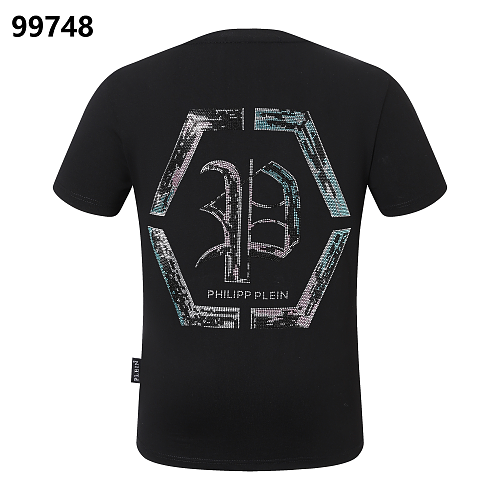 P**P Men's Private Members Club Logo Emblem T-Shirt | Black White
