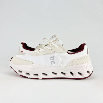 On THE ROGER Wildcard – Unisex Lightweight Breathable Versatile Lifestyle Sneaker | White, Cream & Burgundy