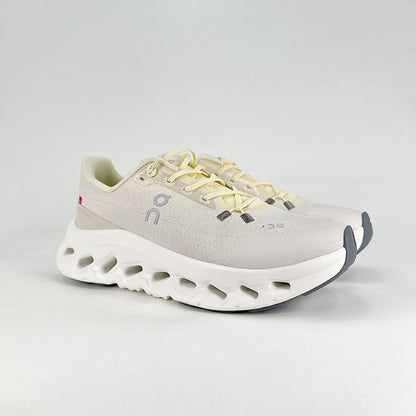 On Running Cloudeclipse – Ivory & Lemon Yellow Unisex High-Performance Road Running Shoes