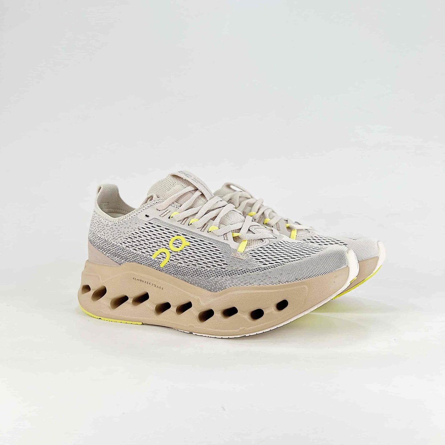 On Cloudsurfer Max – Sand & Pearl Unisex Soft Cushioned Breathable Running Shoes