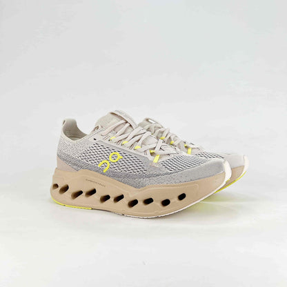 On Cloudsurfer Max – Sand & Pearl Unisex Soft Cushioned Breathable Running Shoes
