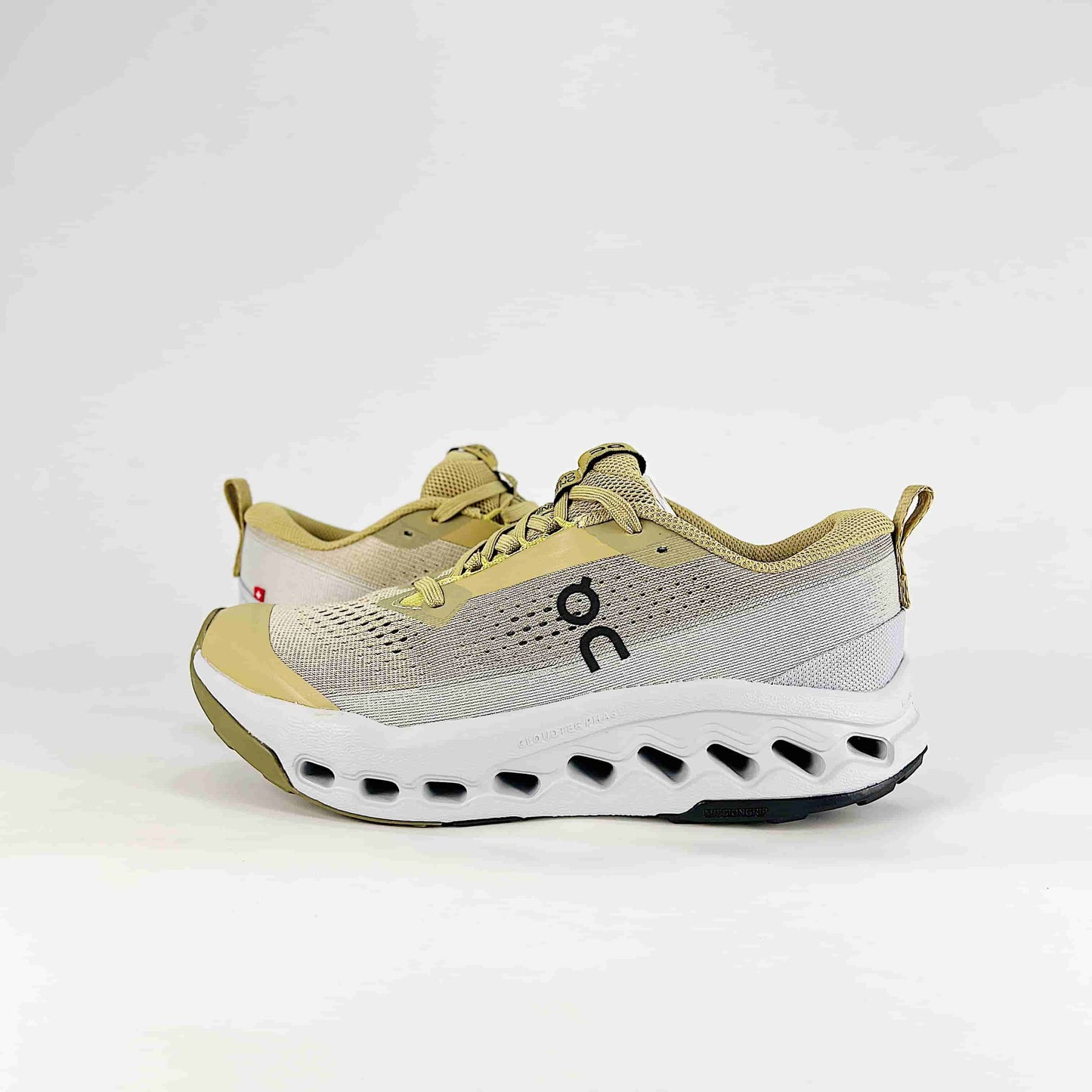 On Cloudmonster – Olive Yellow & Sand Unisex Lightweight Breathable Comfortable Running Shoes