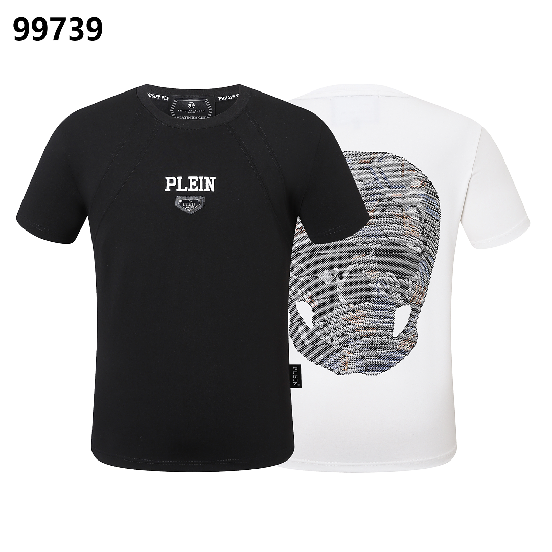 P**P Men's Night Out Logo Emblem T-Shirt | Black White