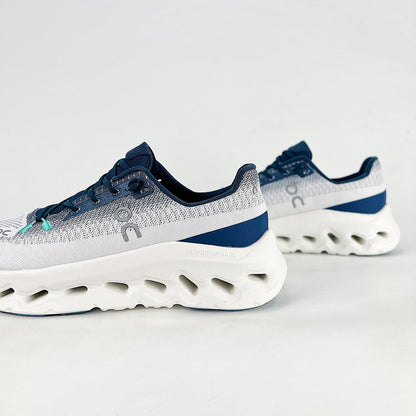 On Running Cloudeclipse – Grey & Navy Blue Unisex High-Performance Road Running Shoes