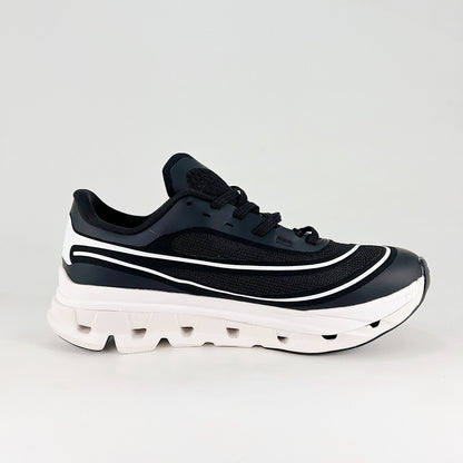 On Cloudflow 5 AD – Black & White Unisex Lightweight Breathable Comfortable Running Shoes