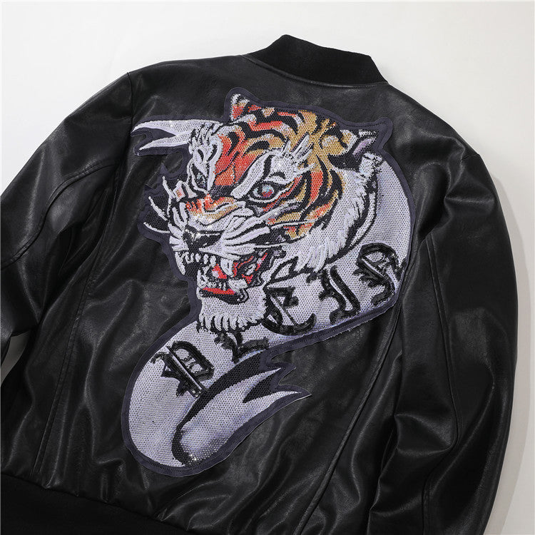 NEW-PP Leather Jacket