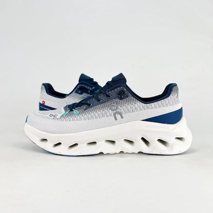 On Running Cloudeclipse – Grey & Navy Blue Unisex High-Performance Road Running Shoes