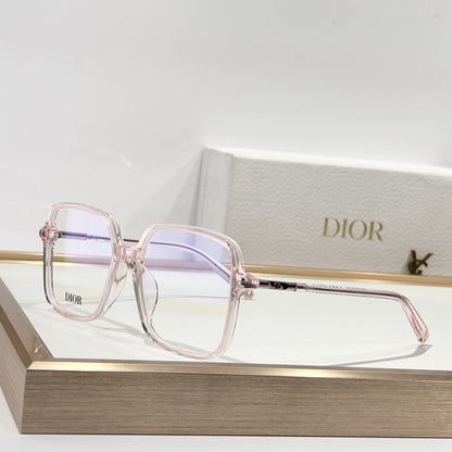 D**R Oversized Square Optical Glasses | Multi-Color Acetate Frame, CD Metal Inlay Temple, Blue-Light Lenses | 6 Colors incl. Tortoiseshell & Gradient