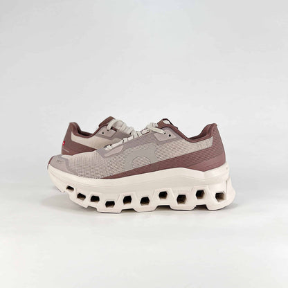 On Running Cloudmonster – Sand & Mocha Unisex Maximum Cushion Running Shoes